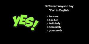 Yeah Yup Yep Mm-hmm Uh-huh For sure You bet Definitely Absolutely Without doubt Sure No problem Happy to Of course Certainly Love to Go ahead Be my guest Why not Affirmative Indeed No worries Consider it done On it Delighted 